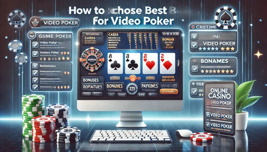 Come scegliere il miglior casinò online per il video poker